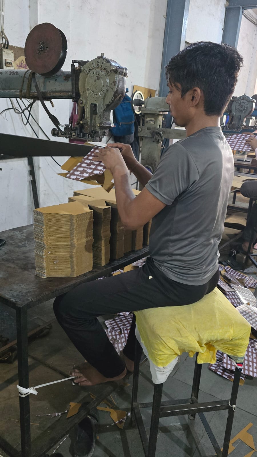 Shop floor at Maa Ashapura Packaging, Vasai, Mumbai