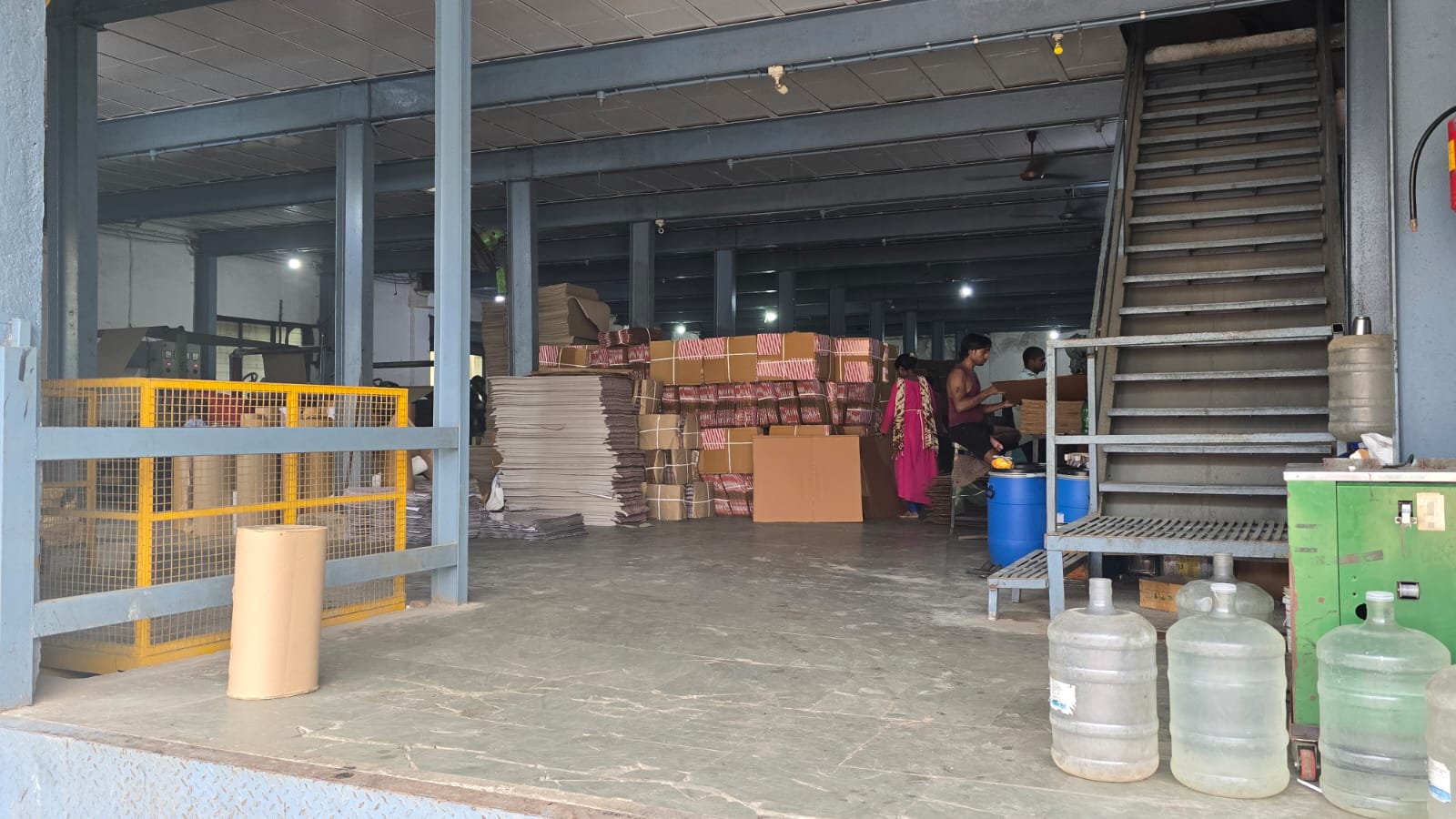 Shop floor at Maa Ashapura Packaging, Vasai, Mumbai